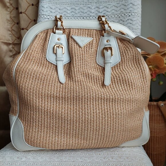 PRADA Raffia Straw Bag - Picture 4 of 16